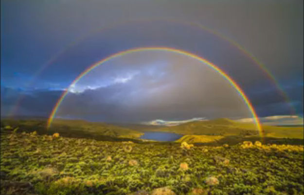 Half Moon Double Rainbow. Photo by Dave Bell.