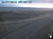 Oct. 27 sunrise. Photo by Trappers Point Wildlife Overpass Webcam.