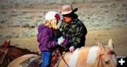 Father and Daughter Working Together. Photo by Terry Allen.