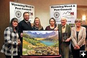 Award presentation. Photo by Sublette County Weed and Pest.