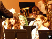 Concert Band. Photo by Dawn Ballou, Pinedale Online.