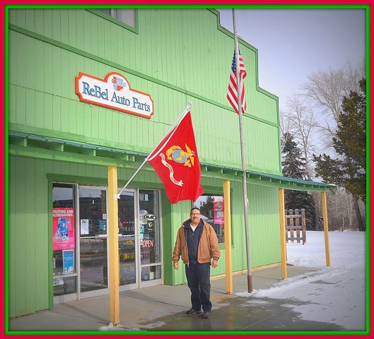 Randy at ReBel Auto Parts. Photo by Terry Allen.