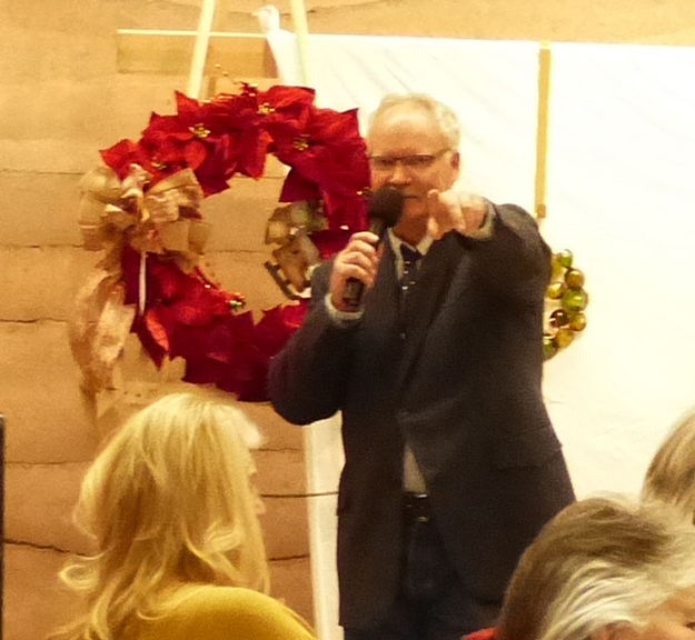 Jay Fear, Auctioneer. Photo by Dawn Ballou, Pinedale Online.