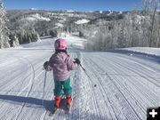 Ready to ski. Photo by White Pine Resort.