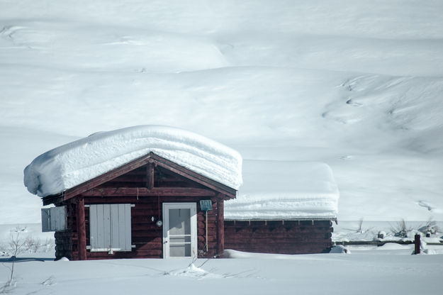 Cabin in Bondurant. Photo by Kaylynne Hyde.