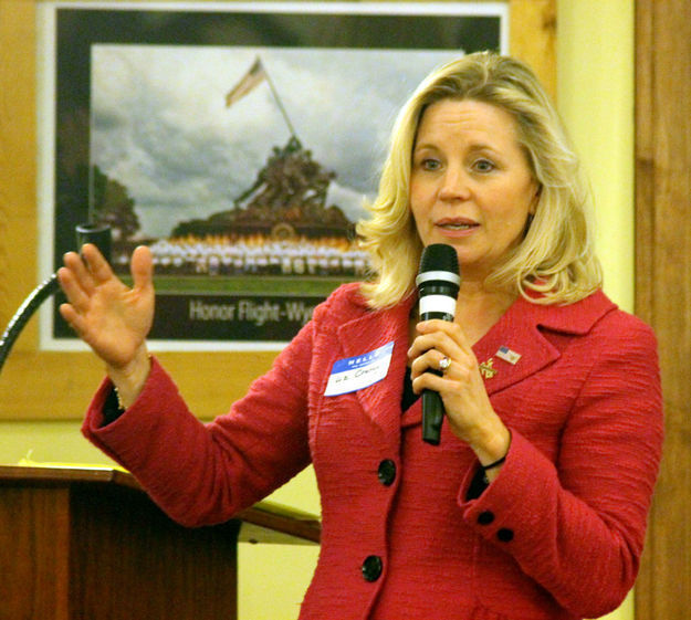 Liz Cheney. Photo by Dawn Ballou, Pinedale Online.