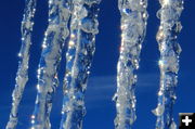 Icicle diamonds. Photo by Fred Pflughoft.