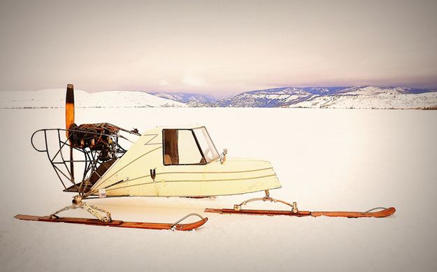 Vintage Snow Plane. Photo by Terry Allen.