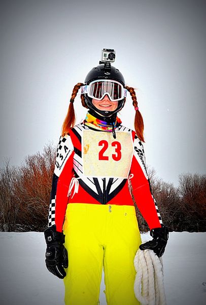 Skijoring Athlete. Photo by Terry Allen.