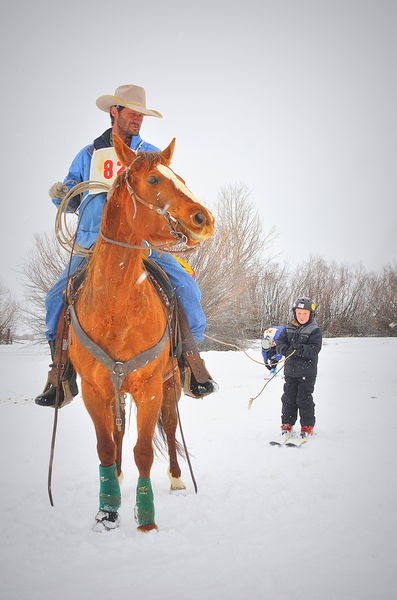 Boone and Rooster. Photo by Terry Allen.