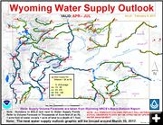 February 2017 water outlook. Photo by Jim Fahey, Wyoming NOAA hydrologist.