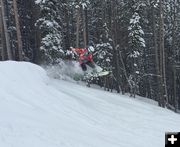 Snowboarding fun. Photo by White Pine Resort.