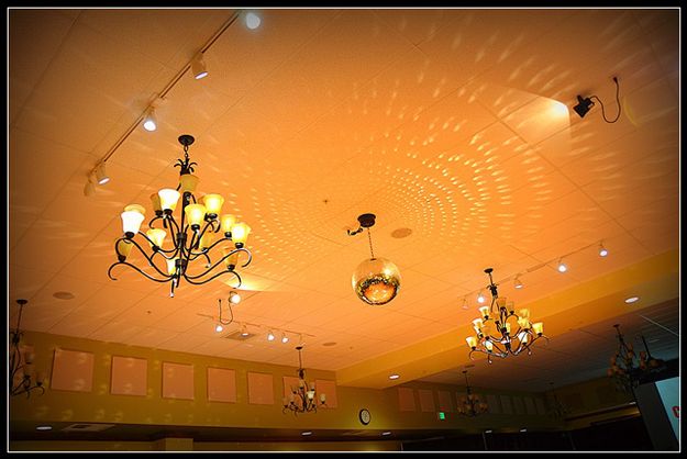 The Ballroom Ceiling. Photo by Terry Allen.