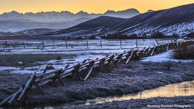 Cold Wind River Range sunrise. Photo by Dave Bell.