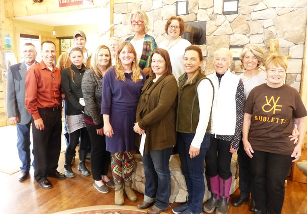 2017 WYCF grant recipients. Photo by Dawn Ballou, Pinedale Online.