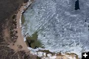 Sandy Beach. Photo by Rita Donham, Wyoming Aero Photo.