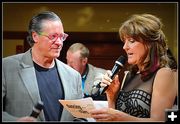 Ward and Sue Read Dancer's Bio's. Photo by Terry Allen.