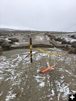 Road closed. Photo by Bureau of Land Management.