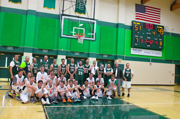 Alumni Game. Photo by Sublette County School District #1.