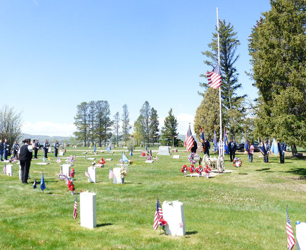 Taps. Photo by Dawn Ballou, Pinedale Online.