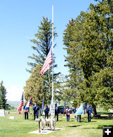 Color Guard. Photo by Dawn Ballou, Pinedale Online.