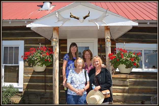 Sue, Terry, Julie, Dorothy. Photo by Terry Allen.