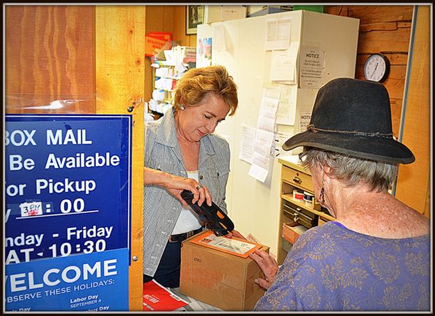 Maria on the Job. Photo by Terry Allen.