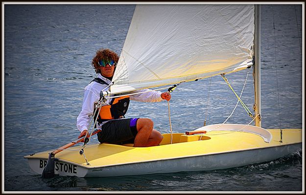 Riley Wilson and His Butterfly. Photo by Terry Allen.