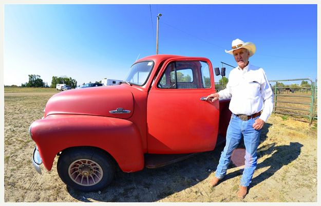 Bob and his Classic Chevy. Photo by Terry Allen.