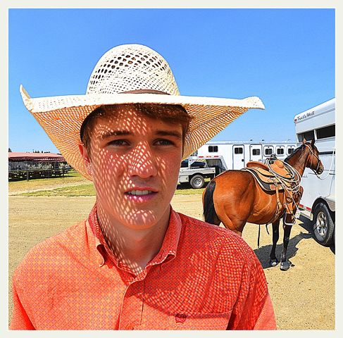 Cole Keeps Cool. Photo by Terry Allen.