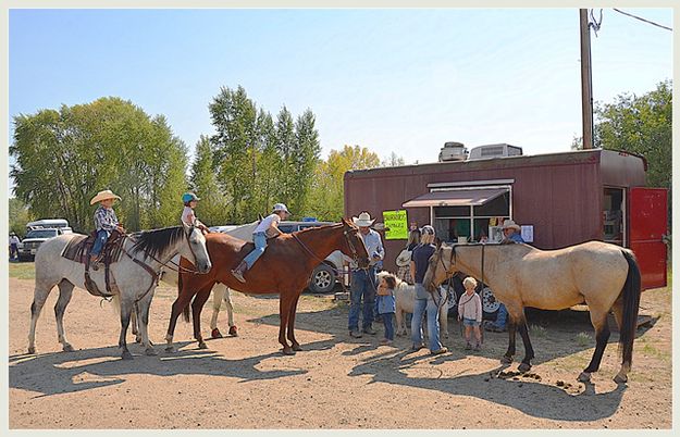 The Milkshake Line. Photo by Terry Allen.