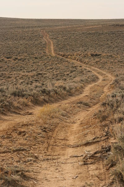 18 miles of desert. Photo by Pinedale Online.