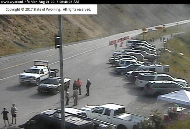 Teton Pass, August 21. Photo by WYDOT.