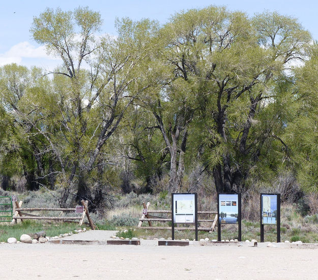 Entry to historical park. Photo by Pinedale Online.