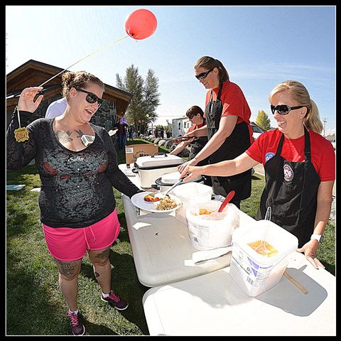 Firefighter Wives. Photo by Terry Allen.