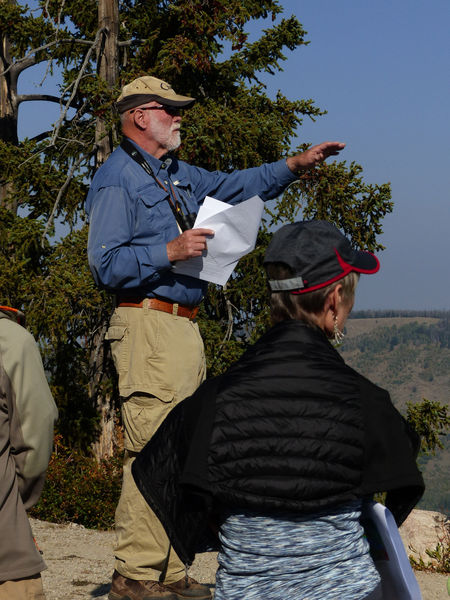 Geologist Ron Worl. Photo by Dawn Ballou, Pinedale Online.