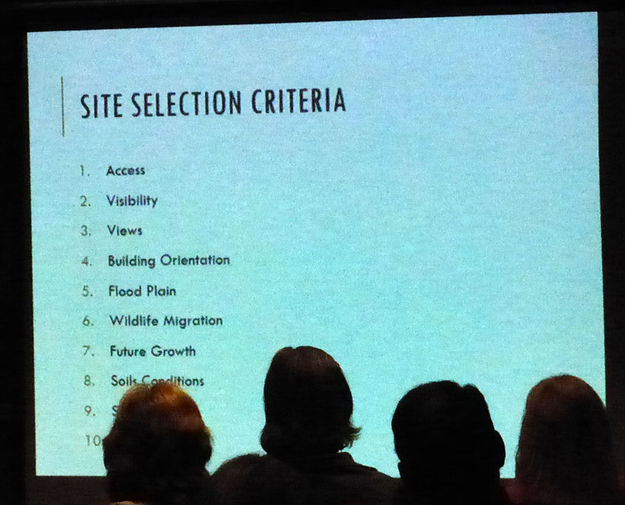 Site Selection. Photo by Dawn Ballou, Pinedale Online.