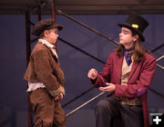 Oliver and the Artful Dodger. Photo by Arnold Brokling.