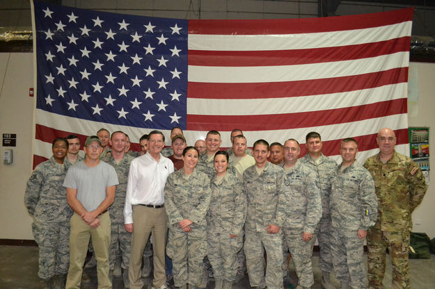 Wyoming National Guards 187th Airlift Squadron. Photo by Senator Barrassos office.
