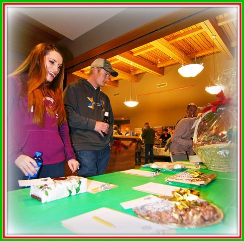 The Silent Auction Chocolates. Photo by Terry Allen.