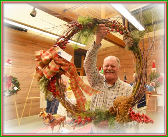A Great Big Wreath. Photo by Terry Allen.