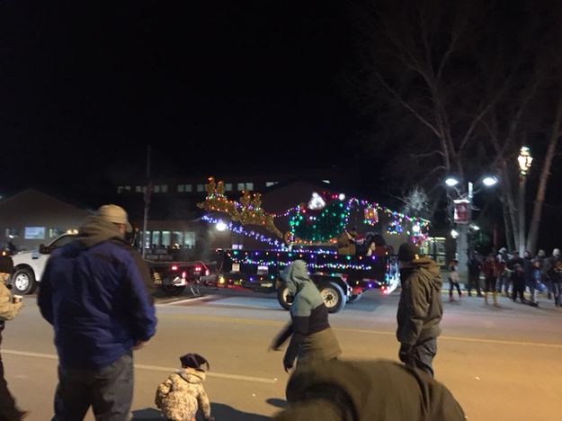 Watching the parade. Photo by Katherine Peterson.