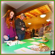 The Silent Auction Chocolates. Photo by Terry Allen.