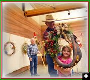 Daisy, PhotoBombing the Auction. Photo by Terry Allen.