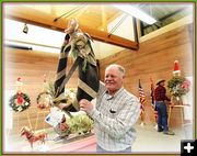 A Wreath for your Draft Horse. Photo by Terry Allen.