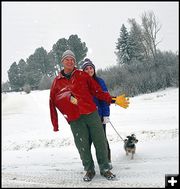 Martin and Abby. Photo by Terry Allen.