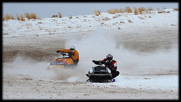 Fight to the Finish. Photo by Terry Allen.