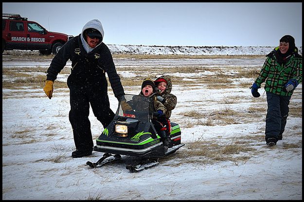 Twins First Ride. Photo by Terry Allen.