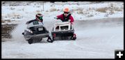 Fighting for the Racing Line. Photo by Terry Allen.