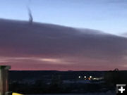 Funnel cloud 3. Photo by Renee' Smythe.